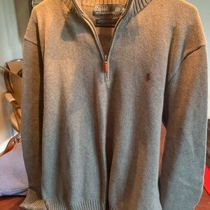 Polo Sweater Zip-Up